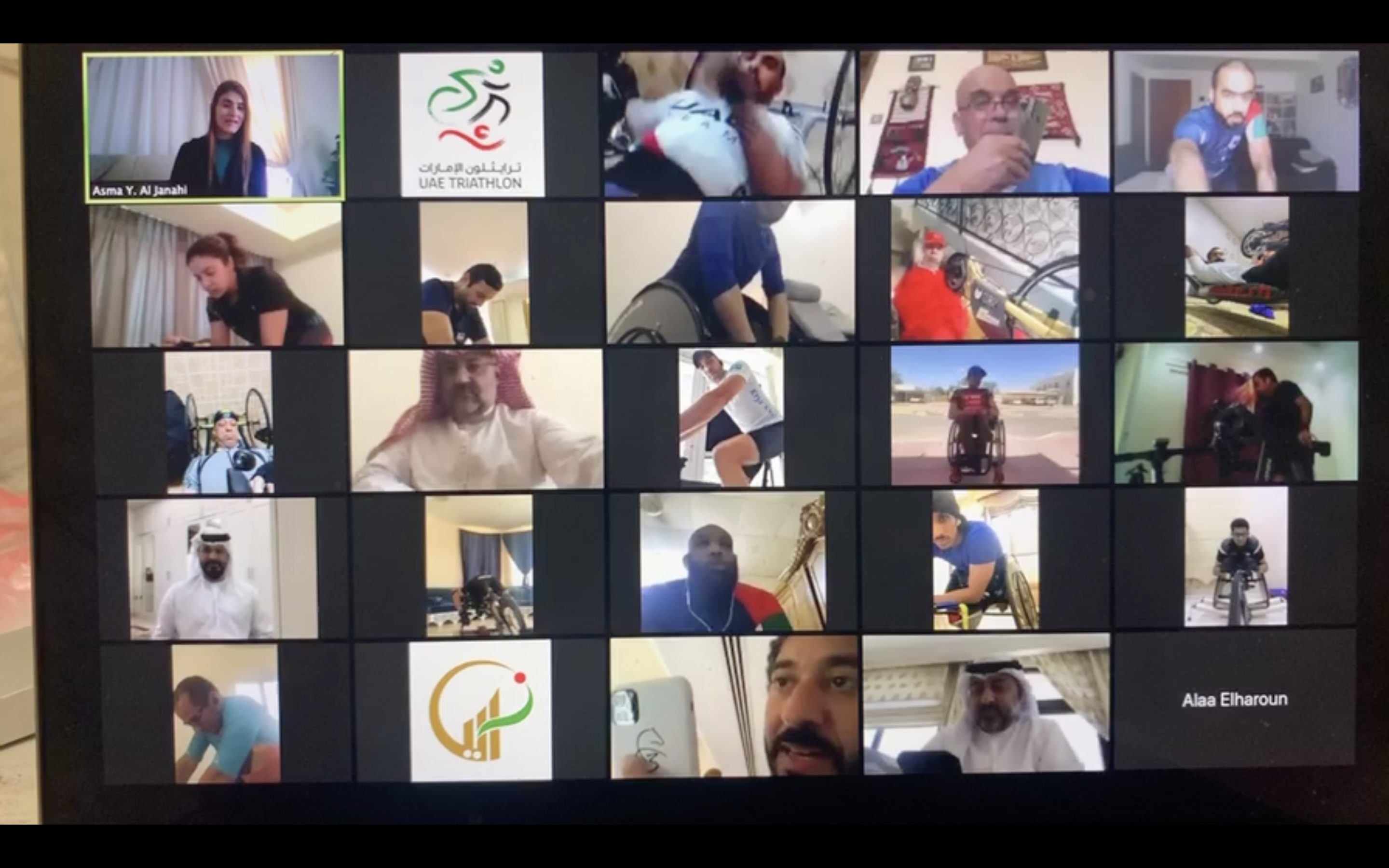 جمعية الترايثلون تنظم سباقاً افتراضياً مثيراً بمشاركة عربية 
